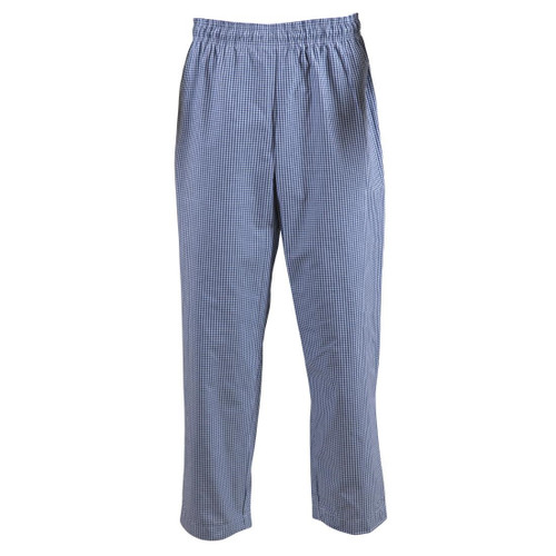 Whites Easyfit Trousers Teflon Blue Check L