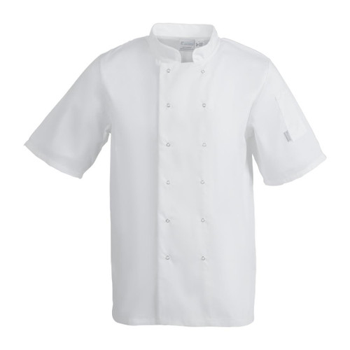 Whites Vegas Unisex Chefs Jacket Short Sleeve White 5XL