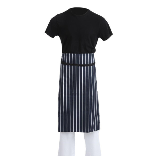 Whites Butchers Waist Apron Blue and White Stripe