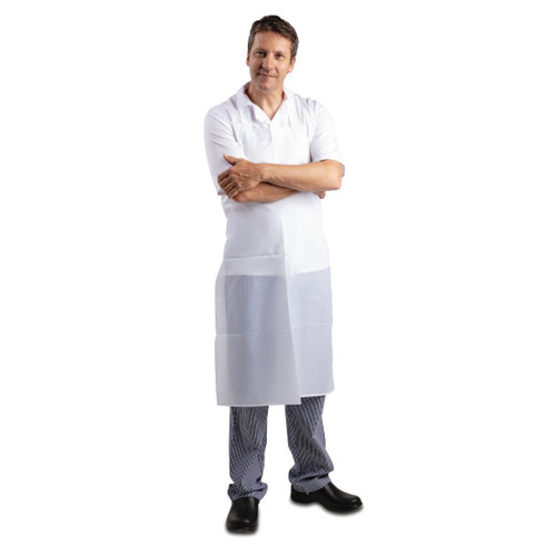 Whites Waterproof Bib Apron White