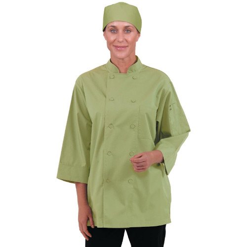 Chef Works Unisex Chefs Jacket Lime M