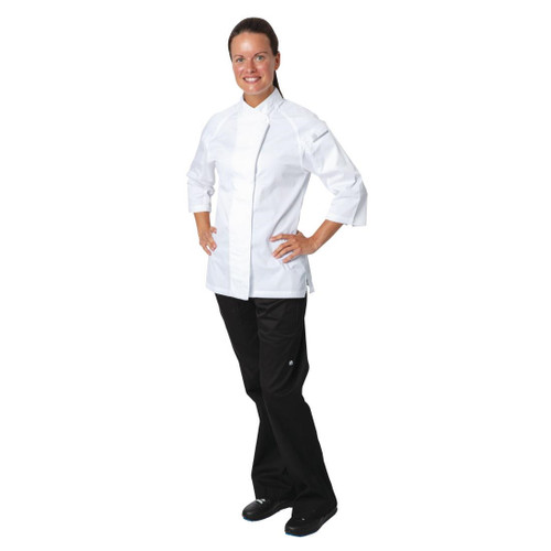 Chef Works Cool Vent Verona Womens Chefs Jacket White L