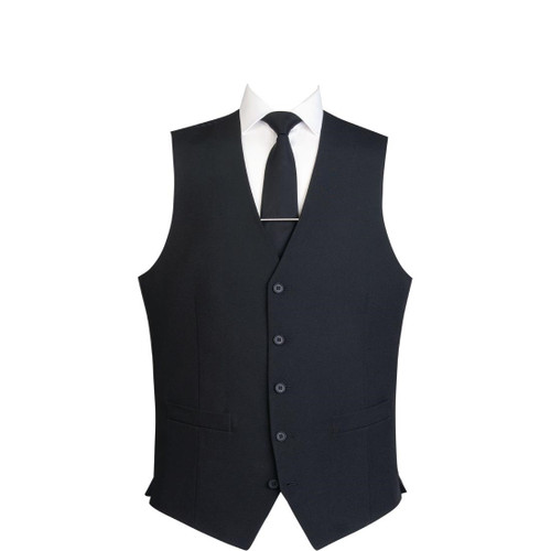 Events Mens Black Waistcoat - Size M