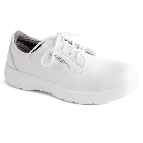 Abeba X-Light Microfiber Lace Up Safety Shoe White 38