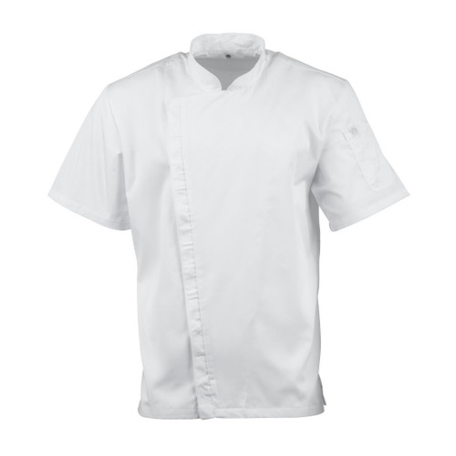 Chef Works Cannes Short Sleeve Chefs Jacket Size L
