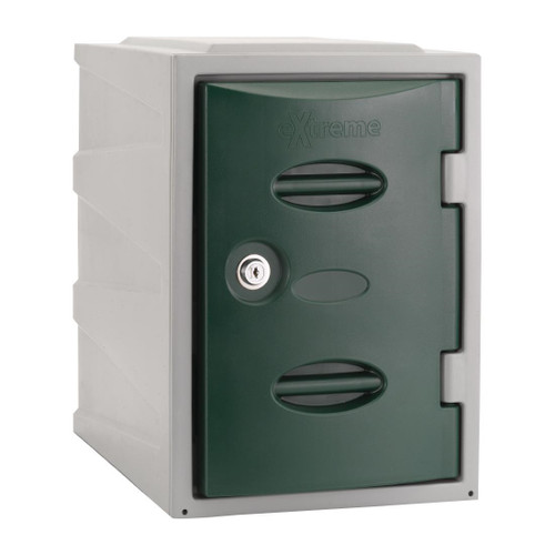 Extreme Plastic Single Door Locker Camlock Green 450mm