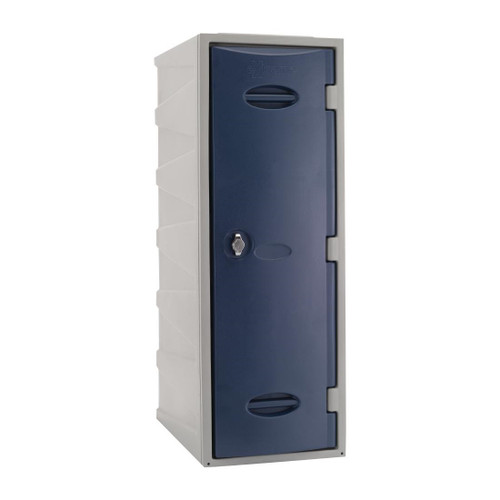 Extreme Plastic Single Door Locker Hasp and Staple Lock Blue 900mm