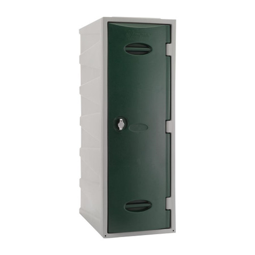 Extreme Plastic Single Door Locker Hasp and Staple Lock Green 900mm