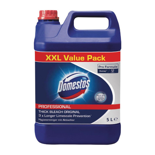 Domestos Professional Original Bleach Concentrate 5Ltr (4 Pack)