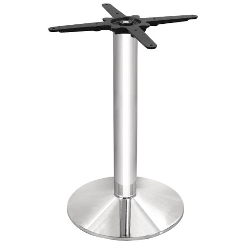 Bolero Round Tulip Table Base Chrome