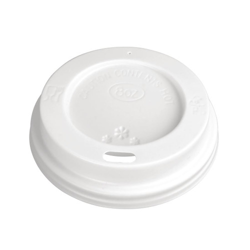 Fiesta Recyclable Coffee Cup Lids White 225ml / 8oz (Pack of 1000)