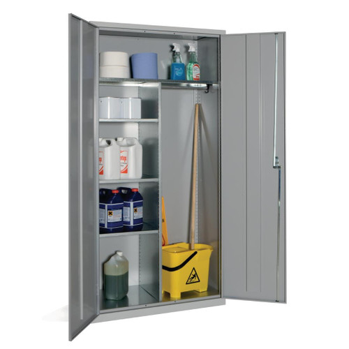 Janitorial Cupboard Grey