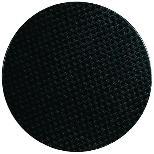Werzalit Pre-drilled Round Table Top  Rattan Anthracite 800mm