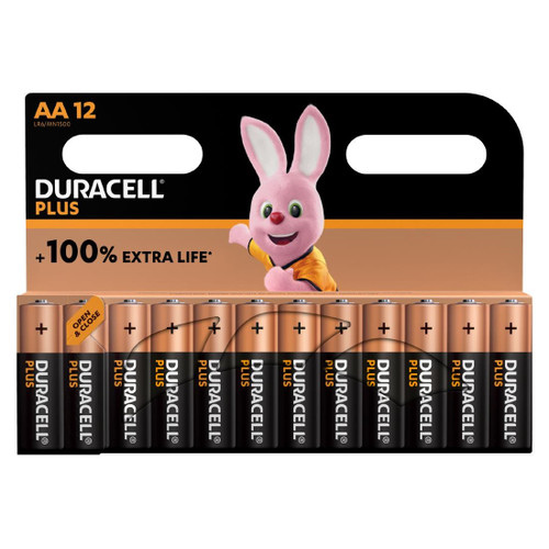 DuracellPlus AA Batteries (Pack of 12)