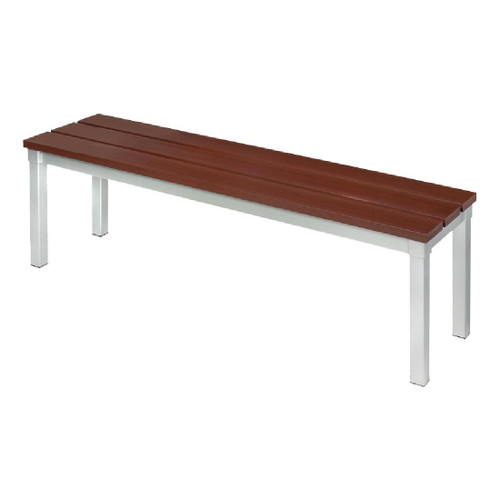 Enviro Outdoor Walnut Effect Faux Wood Bench 3ft