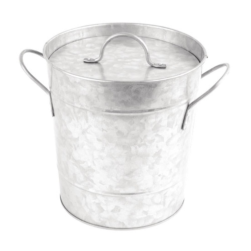 Olympia Galvanised Steel Wine And Champagne Bucket With Lid