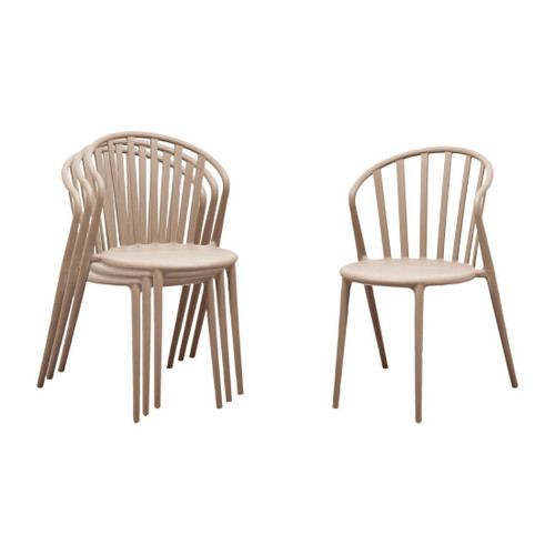 CK867 - Bolero PP Armchair Coffee (Pack 4)