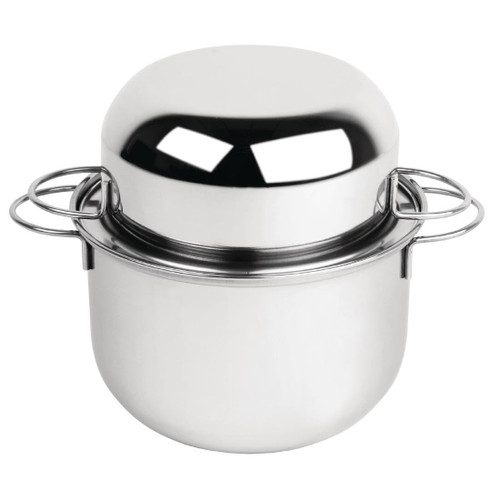 Olympia Mussel Pot Stainless Steel Small