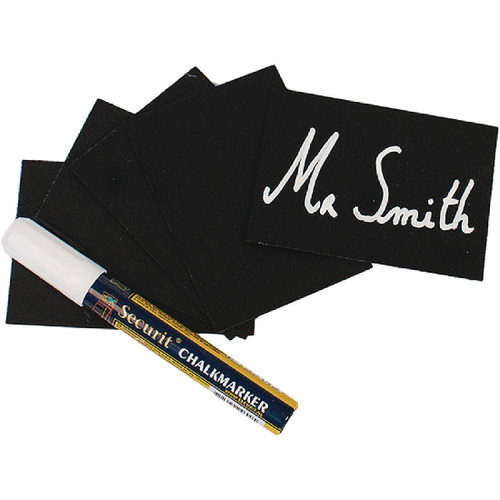 Securit Mini Chalkboard Tag Making Kit A8 (Pack of 20)