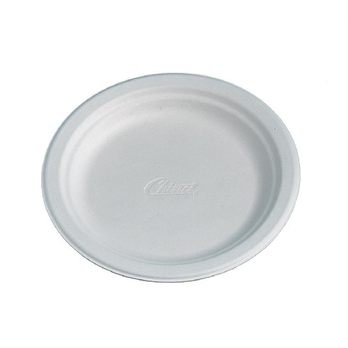 Huhtamaki Compostable Moulded Fibre Chinet Plates 170mm (Pack of 175)