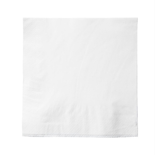 Fiesta Recyclable Lunch Napkin White 30x30cm 2ply 1/4 Fold (Pack of 250)