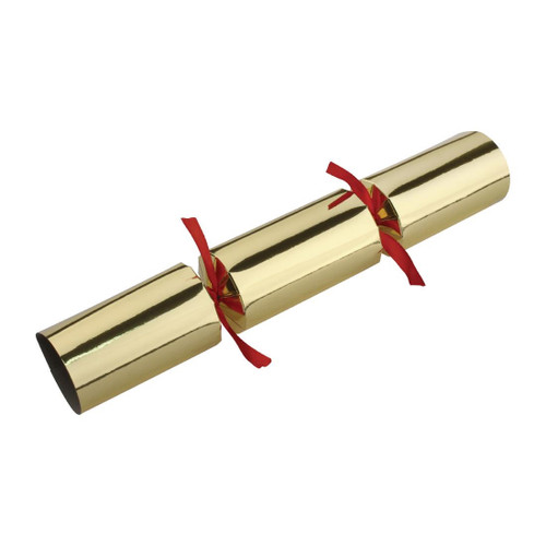 Fiesta Recyclable Red & Gold 9" Christmas Crackers