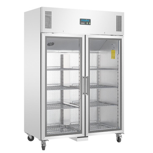 Polar G-Series Upright Double Door Gastro Display Fridge 1200Ltr