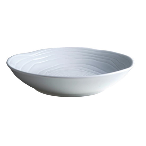 Pillivuyt Teck Shallow Round Bowl 230mm White (Pack of 3)