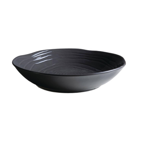 Pillivuyt Teck Shallow Round Bowl 230mm Steel Grey (Pack of 3)