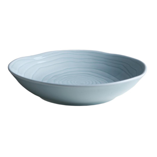 Pillivuyt Teck Shallow Round Bowl 260mm Light Blue (Pack of 6)