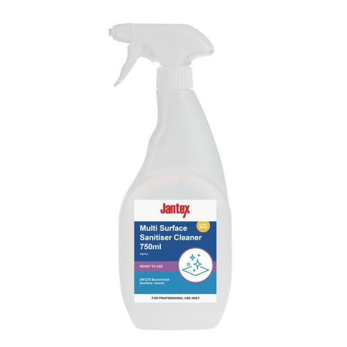Jantex Kitchen Cleaner and Sanitiser Ready To Use 750ml (Six Pack)