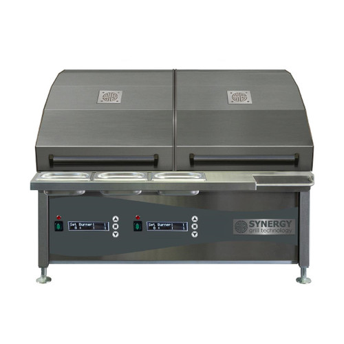 Synergy Grill Gas Chargrill Oven with Twin Lids CGO900