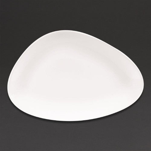 Churchill Lotus Triangular Plates White 300mm (Pack of 6)