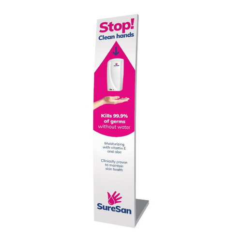 SureSan Hand Sanitiser Stand and Hands Free Dispenser