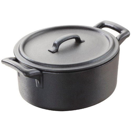 Revol Belle Cuisine Cocotte with Lid 135mm Black