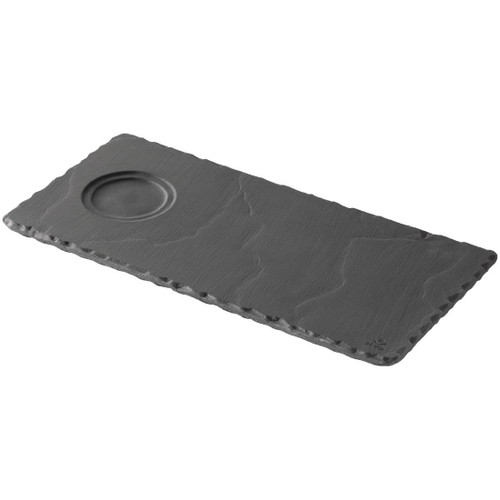 Revol Basalt Tray with Cup Indents 250mm (Pack of 6)