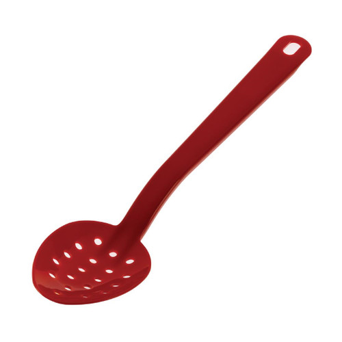 Matfer Bourgeat Exoglass Perforated Serving Spoon Red 13"