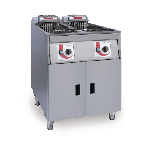 FriFri Super Easy Twin Tank Twin Basket Free Standing Electric Fryer 650138