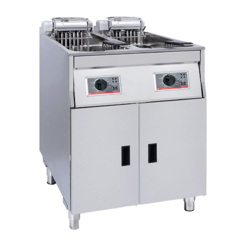 FriFri Basic+ Twin Tank Twin Basket Free Standing Electric Fryer YF62281