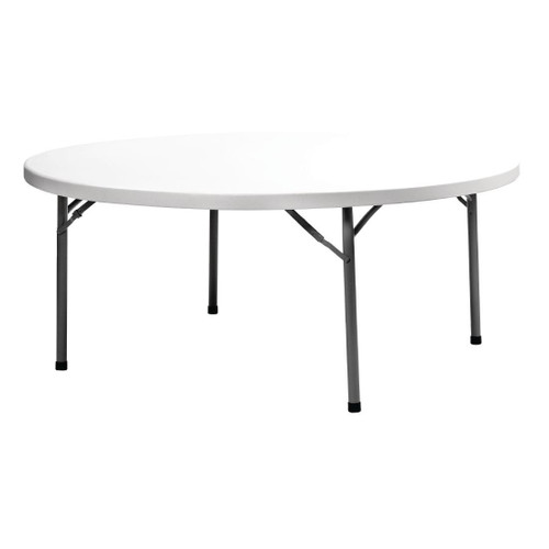 ZOWN Planet180 Round Folding Table 6ft Grey
