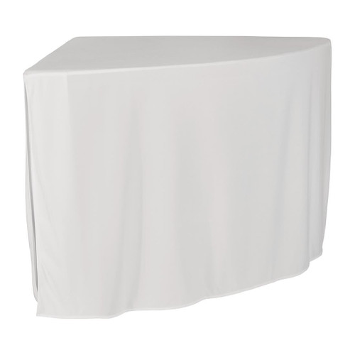 ZOWN XLCorner Table Plain Cover White