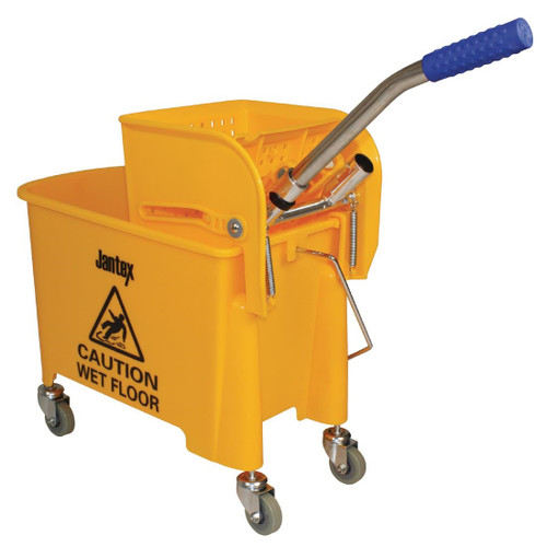 Jantex Kentucky Mop Bucket and Wringer 20Ltr Yellow