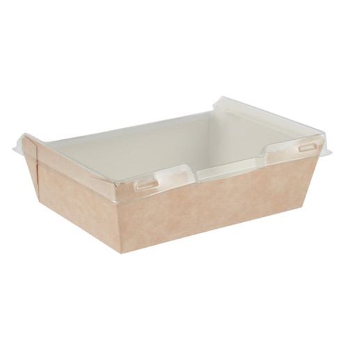 Colpac Combione Recyclable Kraft Food Trays With Lid 910ml / 32oz (Pack of 200)