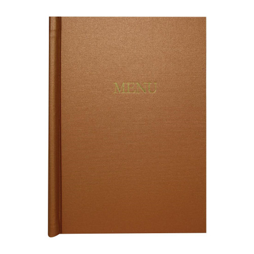 Slip Grip Menu Covers A4 Size Copper