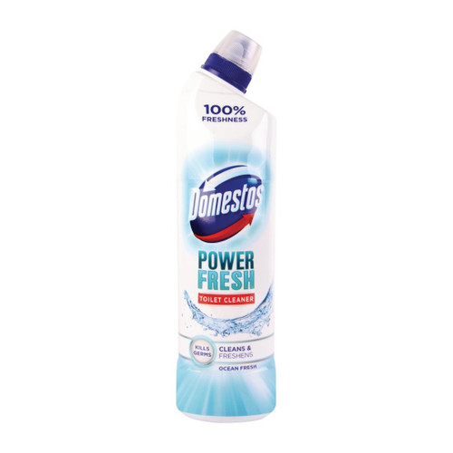 Domestos Power Ocean Fresh Toilet Cleaner Gel Ready To Use 700ml (6 Pack)