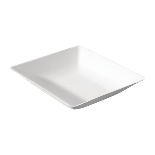 Solia Bagasse Canape Plates 130 x 120mm (Pack of 50)