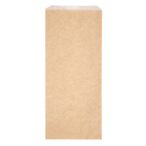 Fiesta Compostable Biodegradable Kraft Hot and Crispy Hot Food Bags 292 x 127mm (Pack of 500)