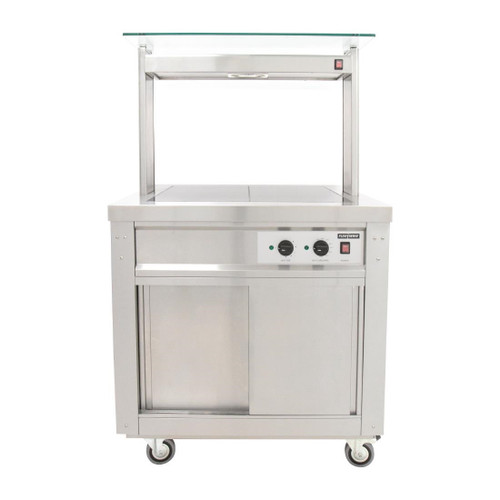 Parry Flexi-Serve Hot Cupboard with Hot Top and Quartz Gantry FS-HT2PACK