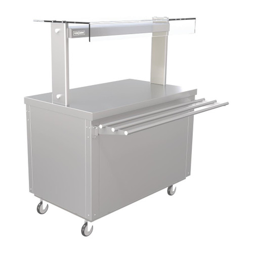 Parry Flexi-Serve Hot Cupboard with Plain Top and LED Illuminated Gantry FS-H3PACK