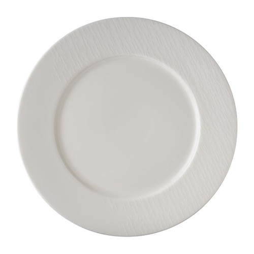 Royal Crown Derby Bark White Flat Rim Plate 270mm (Pack of 6)